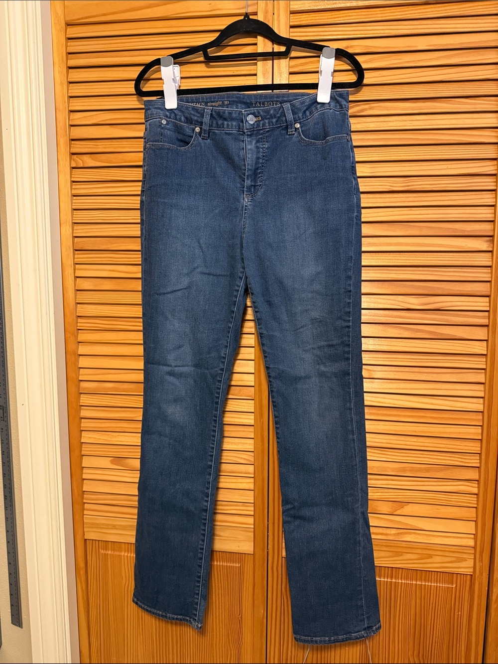Talbots Dark Blue Straight-Leg Women’s Jeans
